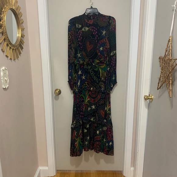 FARM Rio Black Amazonia Maxi Dress - Picture 4 of 8